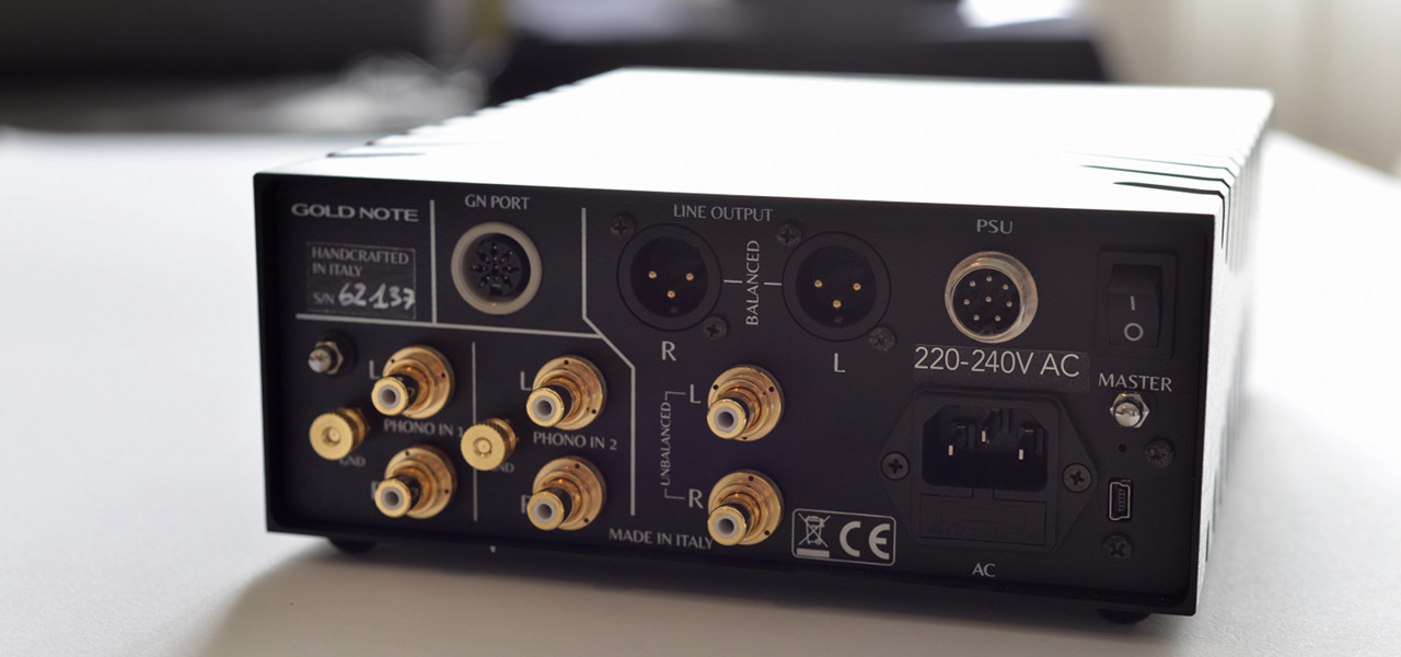 Préampli phono GOLD NOTE PH 10 v2